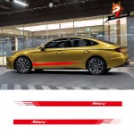 Vinyl Side Stripes Skirt Graphics Auto Stickers Decal Gloss Auto Side Car Sticker For Hyundai i20 i30 i40 Tucson Sonata